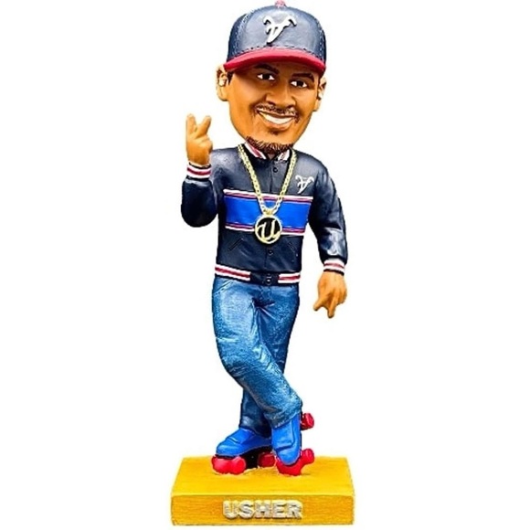 🎤 Usher Braves Bobblehead – Truist Park Exclusive – Usher Night) NEW IN … - Picture 2 of 6